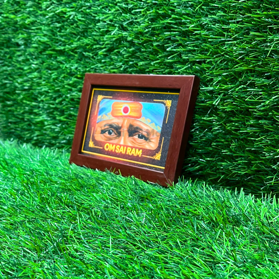 Shirdi Sai Baba Blessing Eye Photo Frame [A6 Size – 6 x 4 Inch]
