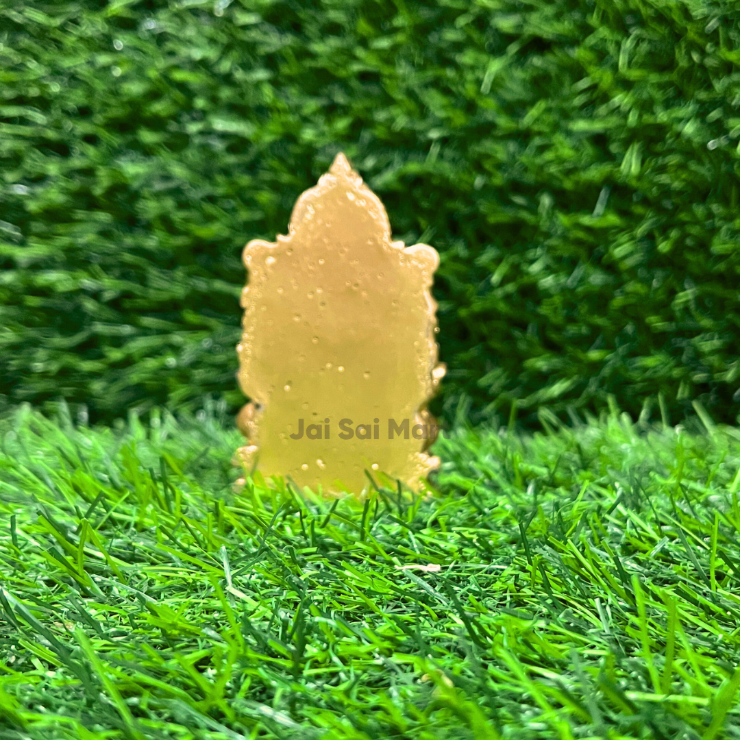 Lord Vinayagar Golden PolyResin Idol Statue [3 Inch]