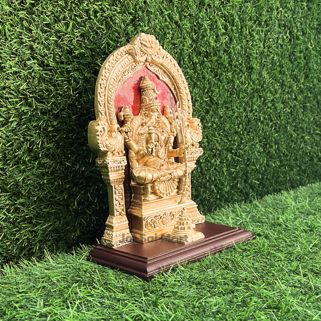 Sri Kanchi Kamakshi Amman With Thiruvachi PolyResin Idol Statue [10 Inch]