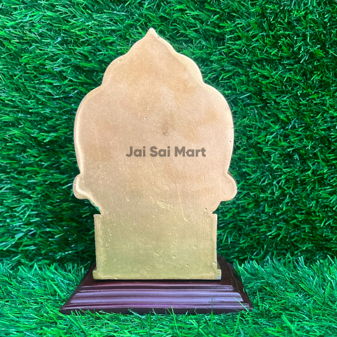 Lord Kubera Golden Colour PolyResin Idol Statue [7 Inch]